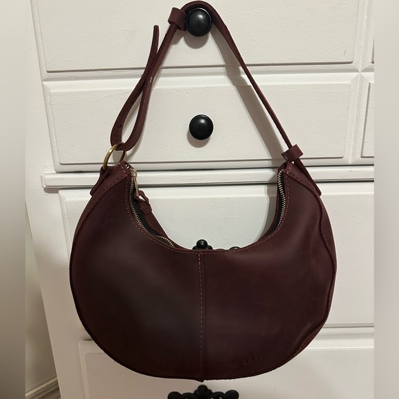 Portland Leather Company Merlot Nora Bag